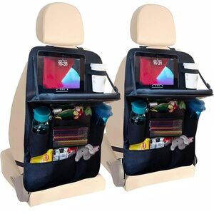 Car Seat Back Organizer with Tablet Holder 2 pack